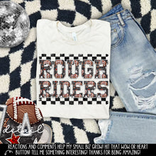 Load image into Gallery viewer, Football Faux Embroidery Checkered Mascots DROPDOWN TRANSFER CAP 24