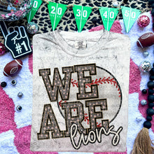 Load image into Gallery viewer, We Are Faux Embroidery Glitter Baseball Mascot TRANSFER CAP JAN