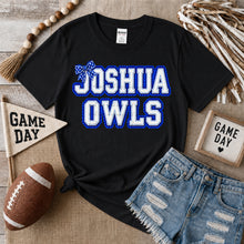 Load image into Gallery viewer, Ruffle Joshua Owls Bow TRANSFER ET AUG 26