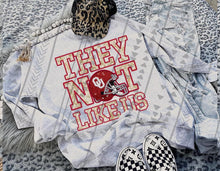 Load image into Gallery viewer, They Not Like Us Faux Embroidery Mascot DROPDOWN TRANSFER TGG 24