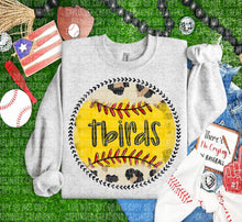 Load image into Gallery viewer, Leopard Softball Background Mascot Dropdown TRANSFER CAP FEB