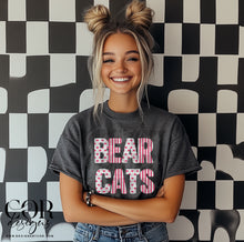 Load image into Gallery viewer, Pink White Hearts Stripes Mascots, Names, Occupations TRANSFER COR JAN