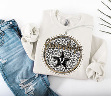 Load image into Gallery viewer, Grey Leopard Circle Team Mascot DROPDOWN TRANSFER CAP