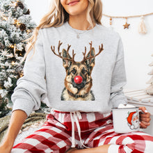 Load image into Gallery viewer, Christmas Red Nose Antler Dogs Dropdown TRANSFER