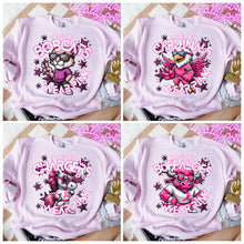 Load image into Gallery viewer, In October Mascot Wear Pink Checkered Pink DROPDOWN TRANSFER CSD 24