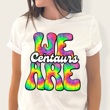 Load image into Gallery viewer, We Are Rainbow Tie Dye Mascot DROPDOWN TRANSFER