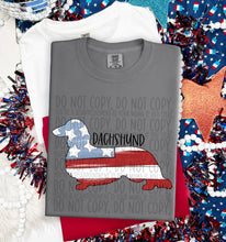 Load image into Gallery viewer, Patriotic Dog Designs Black Text SWD MAY DROPDOWN TRANSFER