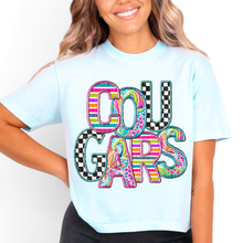 Load image into Gallery viewer, Bright Stripe Floral Checker Mascots Dropdown TRANSFER CSD MAY 25