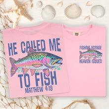 Load image into Gallery viewer, Called To Fish With Pink With Pocket TRANSFER SDD APR