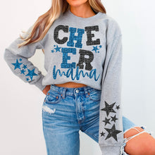 Load image into Gallery viewer, Cheer Mama Star Sleeves COLOR DROPDOWN TRANSFER