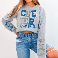 Load image into Gallery viewer, Cheer Mama Star Sleeves COLOR DROPDOWN TRANSFER