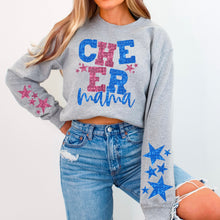 Load image into Gallery viewer, Cheer Mama Star Sleeves COLOR DROPDOWN TRANSFER