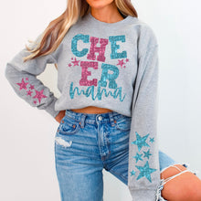 Load image into Gallery viewer, Cheer Mama Star Sleeves COLOR DROPDOWN TRANSFER