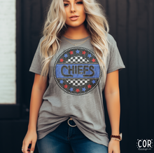 Load image into Gallery viewer, Star Checkered Circle Mascots DROPDOWN TRANSFER COR