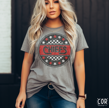 Load image into Gallery viewer, Star Checkered Circle Mascots DROPDOWN TRANSFER COR