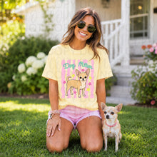 Load image into Gallery viewer, Dog Mom Wavy Pink Stripes Breed DROPDOWN TRANSFER UAC 26