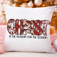 Load image into Gallery viewer, Christ Is The Reason For The Season Snowman Alpha TRANSFER SDD OCT
