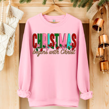 Load image into Gallery viewer, Christmas Begins With Christ TRANSFER SDD OCT