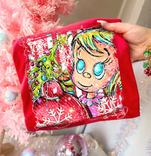 Load image into Gallery viewer, Cindy Lou Square Distressed SLEEVE OPTION DROPDOWN TRANSFER AGCM NOV 25