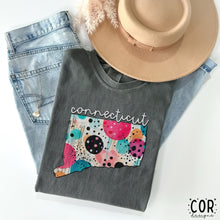 Load image into Gallery viewer, Colorful Dotted States (All 50 states available) DTF TRANSFER COR