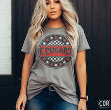 Load image into Gallery viewer, Star Checkered Circle Mascots DROPDOWN TRANSFER COR