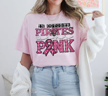 Load image into Gallery viewer, In October Mascots Wear Pink Faux Rhinestone Mascots DROPDOWN TRANSFER