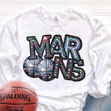 Load image into Gallery viewer, Rhinestone Basketball Mascots DROPDOWN TRANSFER CSD