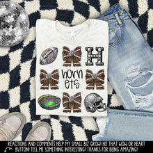 Load image into Gallery viewer, Rhinestone Bow Mascot Collage DROPDOWN TRANSFER