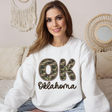 Load image into Gallery viewer, Bubble Camo Faux Embroidery States DTF TRANSFER