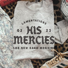 Load image into Gallery viewer, His Mercies Are New Black TRANSFER KAYNDI JAN 26