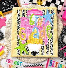 Load image into Gallery viewer, Back To School Grades Composition Stripes TRANSFER AGCM JULY 26