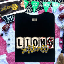 Load image into Gallery viewer, Softball Boxes Letters Mascots With SLEEVE OPTION TRANSFER CAP JAN