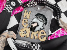 Load image into Gallery viewer, We Are Gold Glitter Mascot DROPDOWN TRANSFER