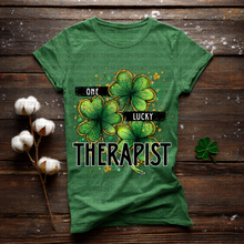 Load image into Gallery viewer, One Lucky Shamrock Gold Glitter DROPDOWN TRANSFER REVEL FEB 26