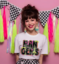 Load image into Gallery viewer, Mascots Pink Star Yellow Bow Stripes TRANSFER CST FEB 26