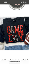 Load image into Gallery viewer, Game Day Team Helmet Faux Embroidery DROPDOWN TRANSFER TGG