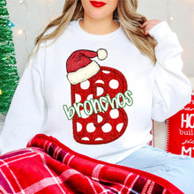 Load image into Gallery viewer, Dotted Letter Santa Hat Mascot DROPDOWN TRANSFER CSD