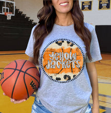 Load image into Gallery viewer, Leopard Basketball Background Mascot Dropdown TRANSFER CAP MAR