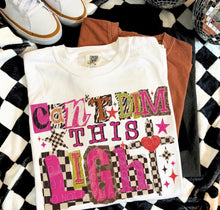 Load image into Gallery viewer, Can’t Dim This Light Leopard Checker Block Letters TRANSFER DWD NOV 25