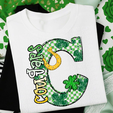 Load image into Gallery viewer, St Patrick’s Day Checkered Mascots DROPDOWN TRANSFER CSD JAN 26