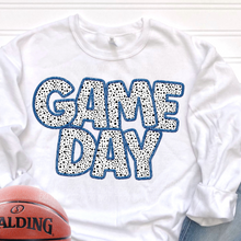 Load image into Gallery viewer, Game Day Dalmatian Colored Faux Embroidery TRANSFER CSD