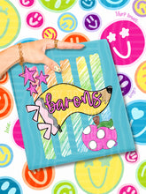 Load image into Gallery viewer, Pencil Flag Striped Mascots DROPDOWN TRANSFER CAP JUNE 26