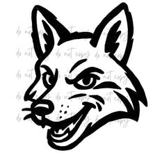 Load image into Gallery viewer, Fierce Single Color Mascots Dropdown TRANSFER