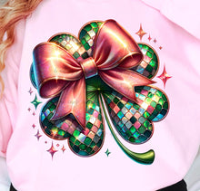 Load image into Gallery viewer, Disco Coquette Shamrock TRANSFER