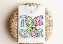 Load image into Gallery viewer, Bright Dalmatian Star Teacher Grades DROPDOWN TRANSFER CAP