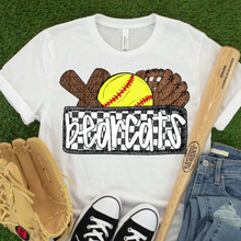 Load image into Gallery viewer, Softball Team Plate Mascots DROPDOWN TRANSFER CSD FEB 26