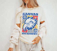 Load image into Gallery viewer, Groovy Floral Mascots DROPDOWN TRANSFER