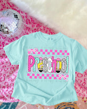 Load image into Gallery viewer, Checker Pink Dalmatian Purple Plaid School Grades DROPDOWN TRANSFER