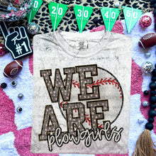 Load image into Gallery viewer, We Are Faux Embroidery Glitter Baseball Mascot TRANSFER CAP JAN