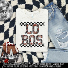 Load image into Gallery viewer, Football Faux Embroidery Checkered Mascots DROPDOWN TRANSFER CAP 24